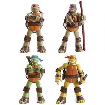 Dekora-302035 Decoracion para Tartas con Figuras de Las Tortugas Ninja de PVC, Multicolor, 5.00 x 11.00 x 23.00 cm