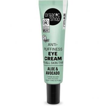 Organic Shop Anti-Puffiness Eye Contour Aloe & Avocado 30ml