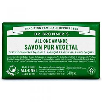 Dr. Bronner's Organic Almond Bar Soap, 140 g
