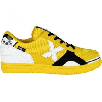 Zapatillas Munich Gresca Kid 316 - Futbol Sala y Juego Indoor, Deportivas de Mujer y Niña y Niño MUNICH NIOS GRESCA KID 316 1500316 AMARILLO