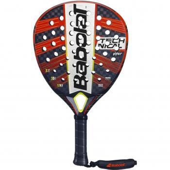Babolat Technical Viper Padel Racket (Red/Black) - Type: Padel Racket, Characteristics: Designed for advanced players, features a diamond shape for maximum power, made with high-quality materials for durability, includes a 100