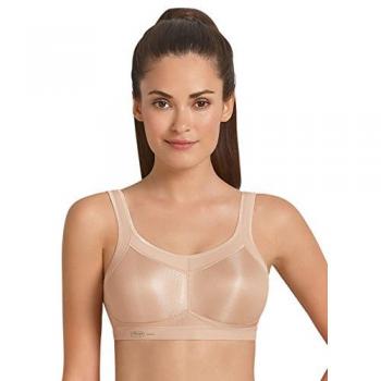 Anita Women's Extreme Control Sports Bra - Beige, High Support, Size 40F