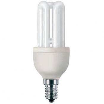 Philips Tubo, E14, bajo consumo, 11 W, blanco