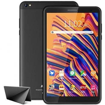Table 8 Pulgada Barata Android 10.0, 3GB de RAM 32 GB de Almacenamiento, cámara Dual Quad-Core 1280 x 800 IPS Pantalla de visualización HD, Bluetooth Wi-Fi, Google GMS Certified 5000mAh -Negro