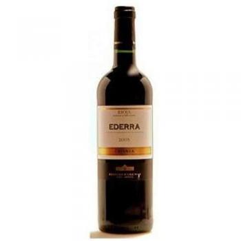 Vino Tinto Tempranillo Ederra Crianza D.O. Rioja 2016, Botella de 75cl