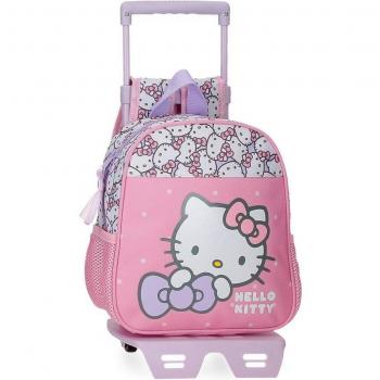 Mochila de guardería Hello Kitty My Favourite Bow 25 cm con carro