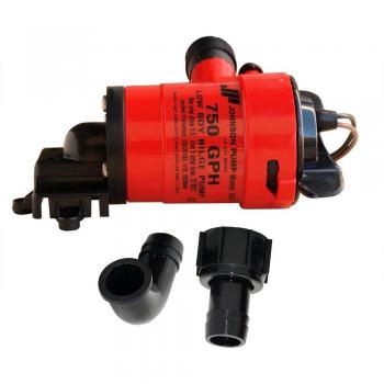 JOHNSON PUMP 33703 LOW BOY BILGE PUMP - 750 GPH - 12V
