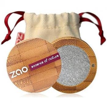Zao Organic Makeup - sombra de ojos nacarada de plata oz 114-0,11.