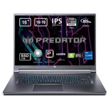 Portátil Gaming Acer Predator Triton 500 SE PT516-51s - 16 4K HD, Intel Core i7-11800H, 16GB RAM, 1TB SSD, NVIDIA GeForce RTX 3070