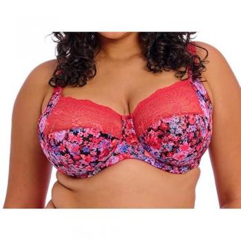 Elomi Women's Morgan Full Cup Wired Bra - Red Polyamide - Size 36FF