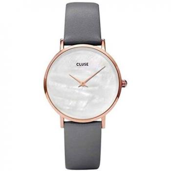 CLUSE Womens Analogue Classic Quartz Connected Wrist Watch with Leather Strap CL30049