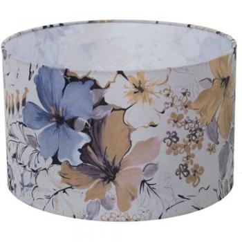 Pantalla de Lámpara Multicolor Textil Floral 40 x 25 x 40 cm