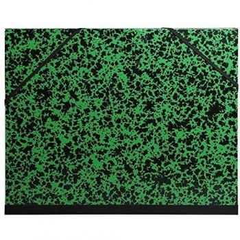 Exacompta 542800E - Carpeta de dibujo annonay con gomas, 52 x 72 cm, color verde