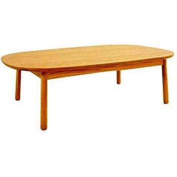 Mesa de Centro Pärumm Lezquer 110x60x32,5 cm de Madera Natural de Fresno