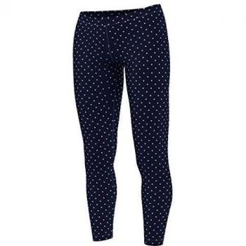 adidas Linear Legging - Mallas para mujer, color azul / blanco, talla 36