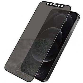 Privacy Anti-Spy Tempered Glass Screen Protector for iPhone 12/12 Pro - Black