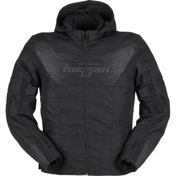 Chaqueta de moto Furygan Shard Negra con protección CE, material resistente a la abrasión, forro térmico extraíble, múltiples bolsillos y ajuste en cintura