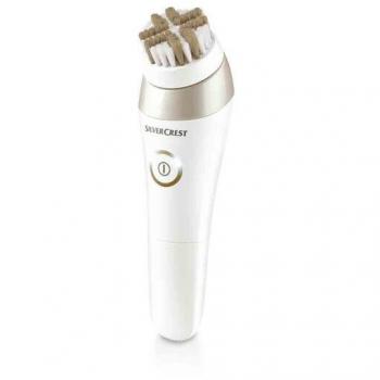 Cepillo de limpieza facial Silvercrest con 2 intensidades y función de limpieza profunda