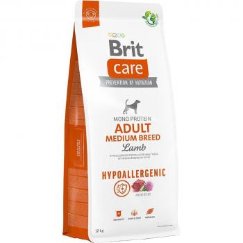 Brit Care Hypoallergenic Adult Medium Breed Lamb & Rice Dog Food - Economy Pack: 2 x 12 kg