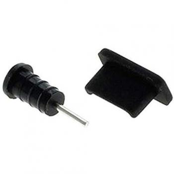Otbctapones antipolvo para usb de c type c de auriculares conector negro
