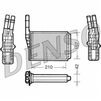 Radiador de calefacción DENSO DRR23013