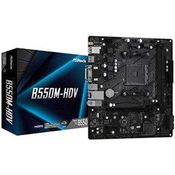 ASRock B550MHDV MicroATX AMD AM4 Motherboard