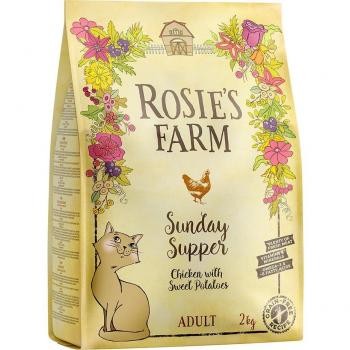 Rosie's Farm Adult Chicken with Sweet Potato Cat Food - 3 x 2 kg Pack