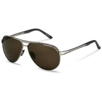 Porsche Design P8649 D Men's Sunglasses Grey Size 62