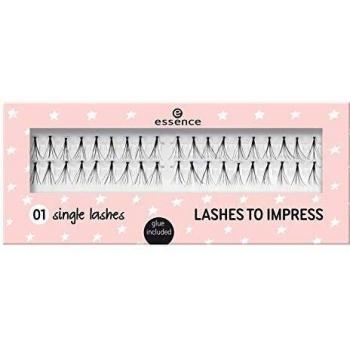 Essence - pestañas lashes to impress - 01 single lashes.