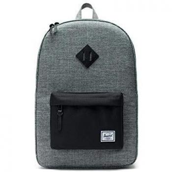 Herschel Heritage Rucksack, 46 cm, 21.5 L, Grey/Black