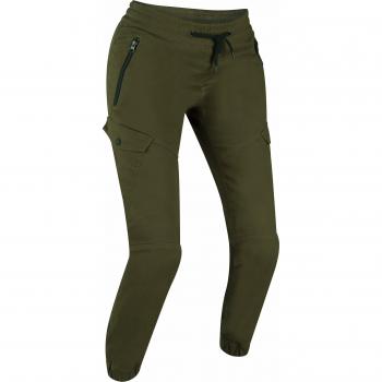 Bering Pantalones Textiles de Moto para Mujer Richie Caqui Verde Marrón (Talla 46)