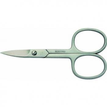 Tijeras de Uñas Nippes Solingen Inoxidable con Punta Curva - Calidad Profesional para Manicura y Pedicura