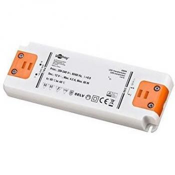 Transformador LED 12V 50W Electrónico Goobay SLIM IP20