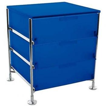 Kartell Mobil 2011 Contenedores, Acero, Azul, 49x55x60 cm