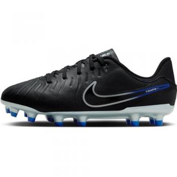 Nike Jr. Tiempo Legend 10 Academy Botas de fútbol de perfil bajo multisuperficie - Niño/a y niño/a pequeño/a - Negro (33)