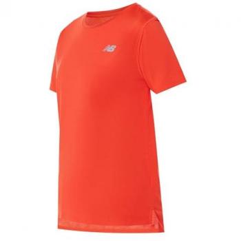 Camiseta técnica New Balance Sport Essentials manga corta roja fuego para hombre talla L