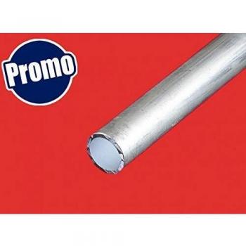 Tubo Redondo de Aluminio 30 mm - Largo 4 metros - Grosor 5 mm