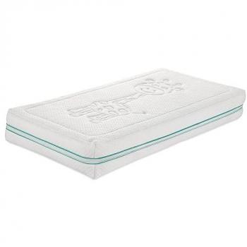 Colchón Cuna Desenfundable Nalui Baby One 60x120 cm - Núcleo Adapt Foam Suave, Transpirable y Acolchado Termorregulador, Hipoalergénico, Certificado Oeko