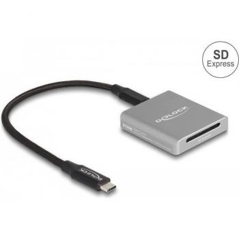 DeLOCK 91006 Lector de Tarjeta Gris
