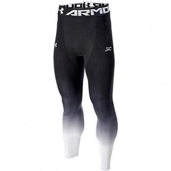 Under Armour Curry Seamless Knee Leggings, Hombre, Negro, Extra-Large