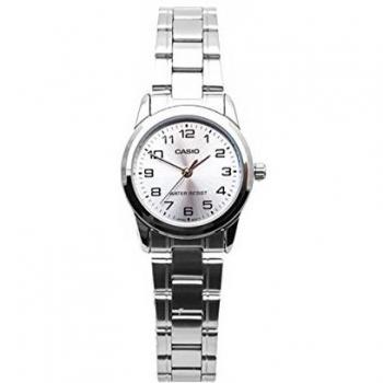 Casio Womens Analogue Quartz Watch with Stainless Steel Strap LTP-V001D-7