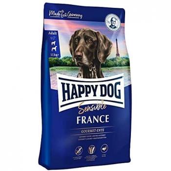 Happy Dog Supreme Sensible Francia 4kg con Pato Gourmet Sin Granos