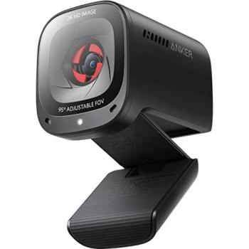 Cámara Web Anker PowerConf C200 2K USB con Micrófono Doble, Cancelación de Ruido AI, Campo Visual Ajustable y Corrección de Luz