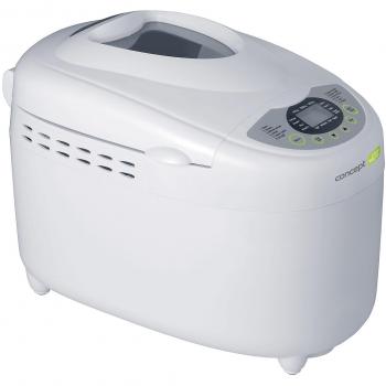 Concept Electrodomésticos PC5040 - Panificadora casera para el pan sin gluten, 850 W, color blanco