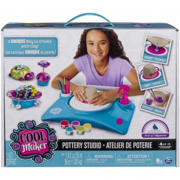 Estudio de Cerámica Cool Maker - Taller Creativo para Niños con Accesorios y Seguridad Mejorada