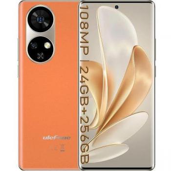 Smartphone Ulefone Note 17 Pro 12 GB RAM, 256 GB almacenamiento, pantalla de 6.78, color Rich Amber, dual SIM, compatible con redes 4G