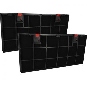 Filtro de carbón activado 2x reemplazo para Brandt 74X3216, 95X6013, 72X0142, 72X3406 para campanas extractoras - 43 x 21,2 x