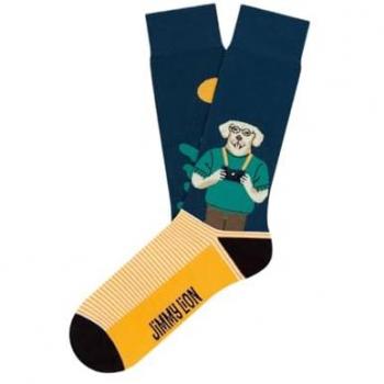 Calcetines Unisex Azul The Photographer de Jimmy Lion