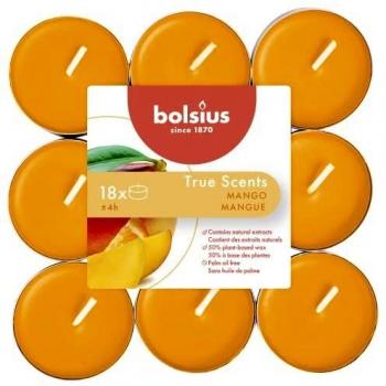 Candelas Tealight Aromáticas de Mango - Paquete de 18 Piezas Bolsius