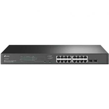 TP-LINK TL-SG2218P JetStream 18-Port Gigabit Smart Switch with 16-Port PoE+, 2x SFP Slots, IPv6 Support, Centralized Management